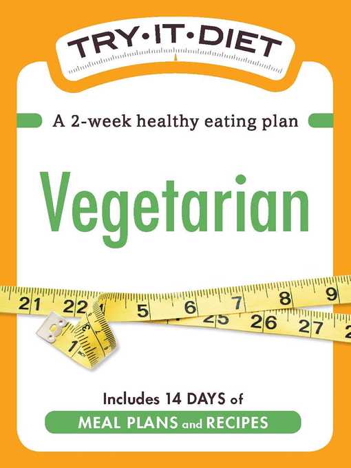 Title details for Try-It Diet: Vegetarian by Adams Media - Available